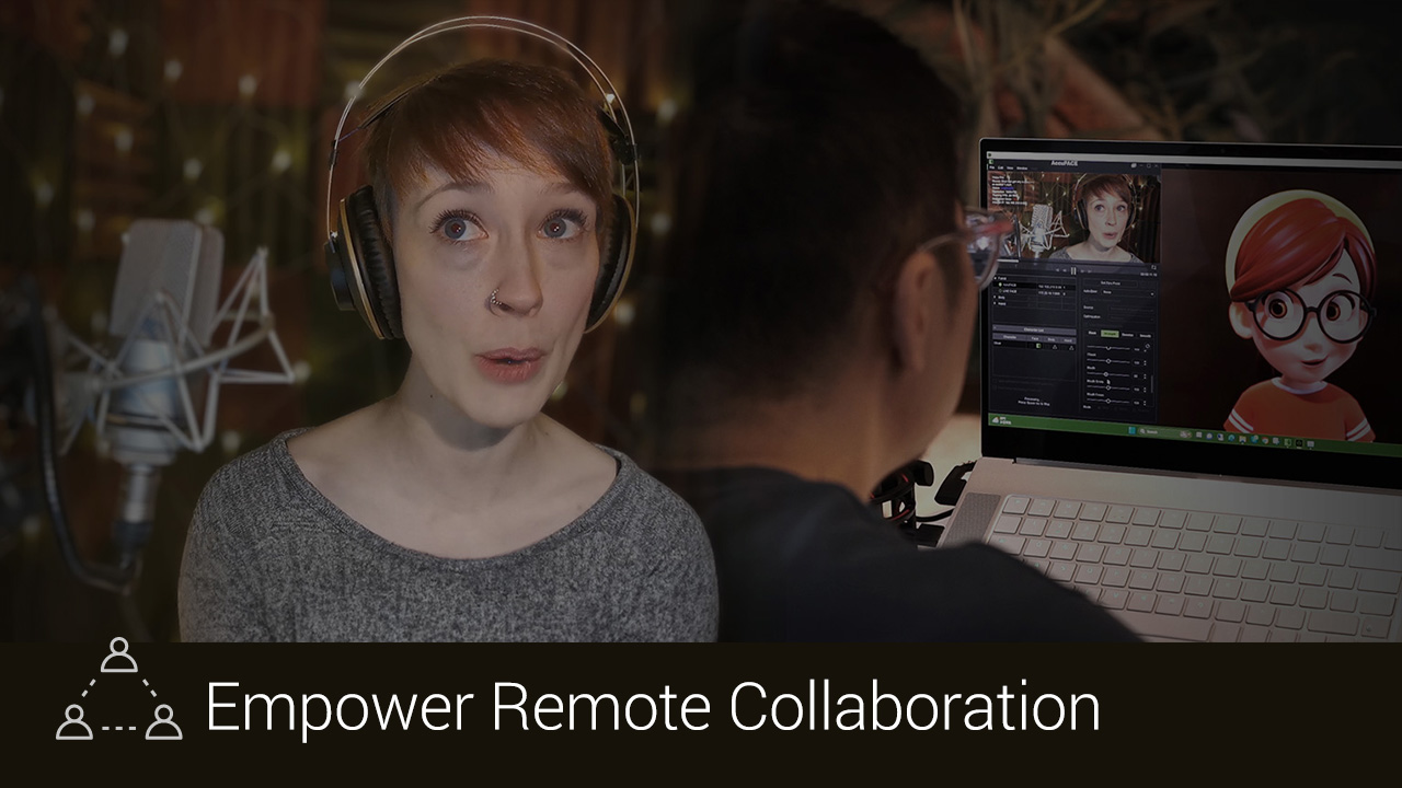 AccuFACE screenshot - Remote Collaboration