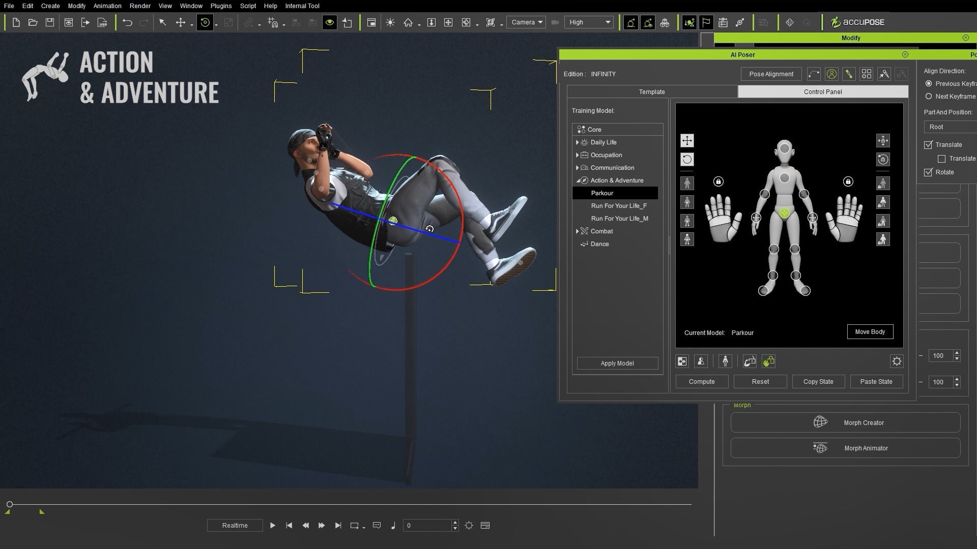 AccuPOSE screenshot - Action & Adventure