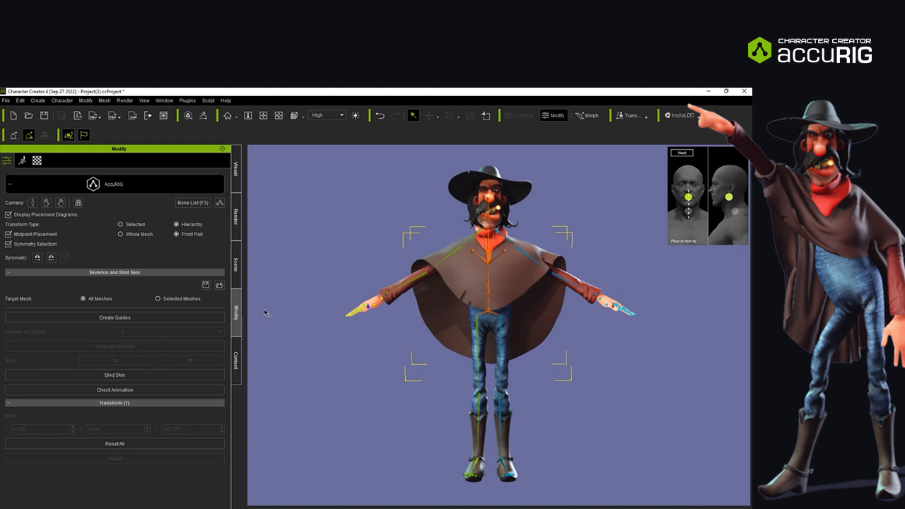 AccuRIG screenshot - Physics