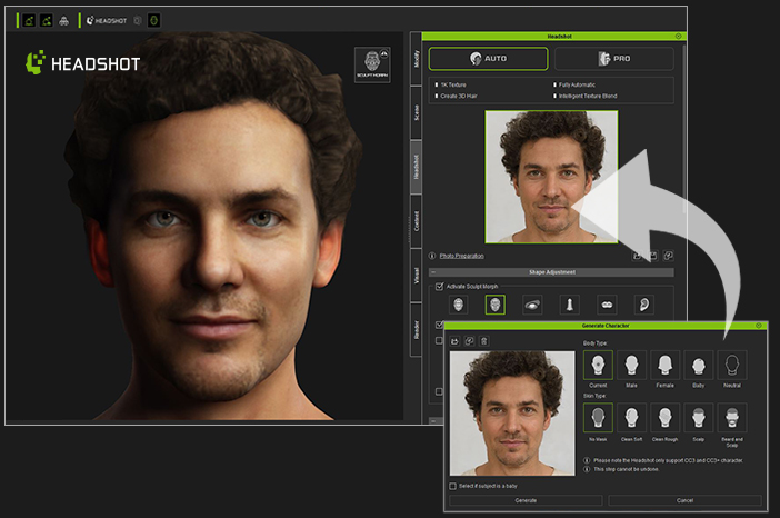 face generator - ai generated face from photo - generate heads