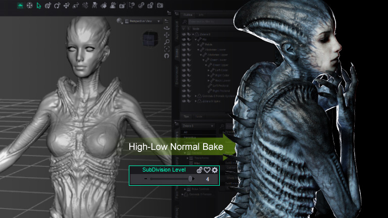 High to low normal baking