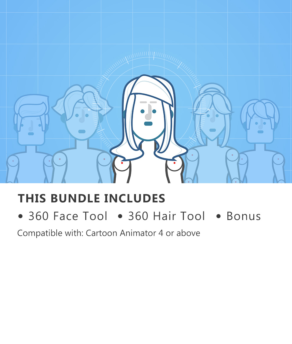 character design - 360 head tools video