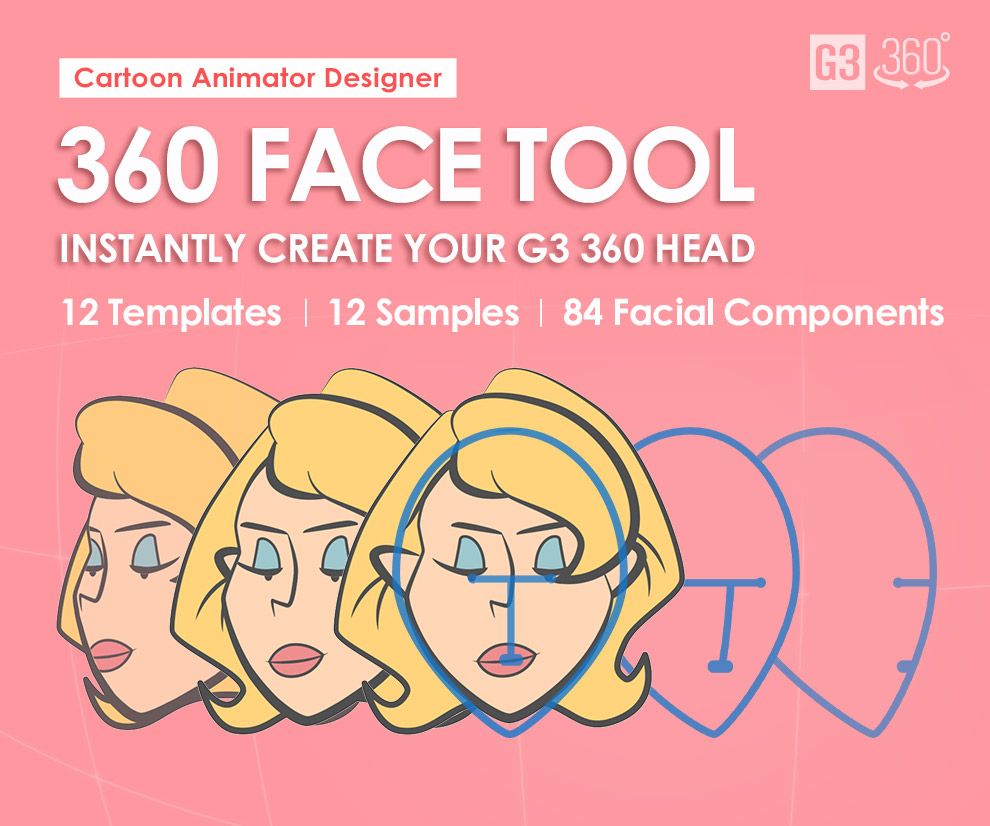 character design - 360 face tool