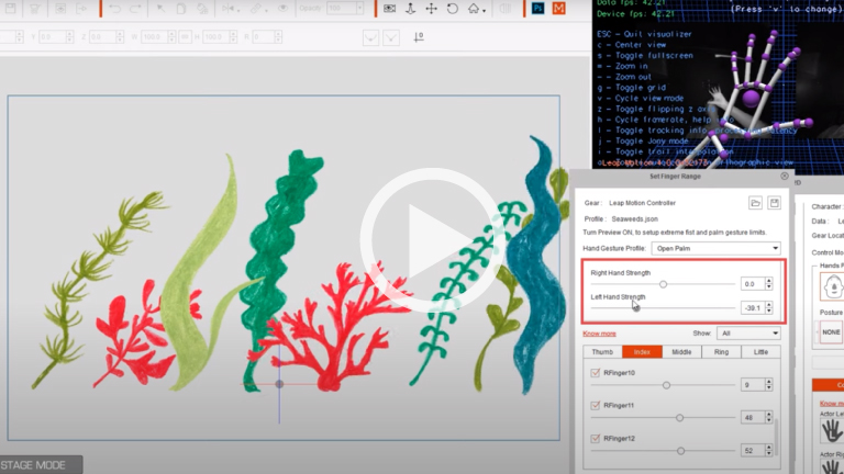 hand animation-dynamic control tutorial video