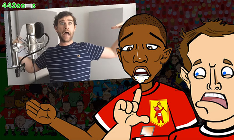 facial motion capture mocap animation - real time cartoon animation production