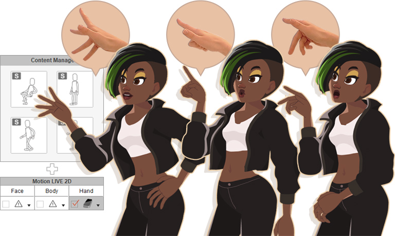 hand motion capture mocap animation - Add Natural Gestures to Body Motion