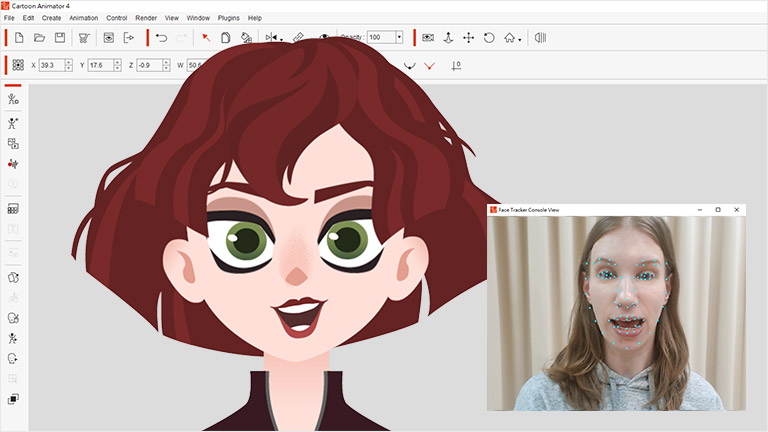 facial motion capture mocap animation - real-time lip sync