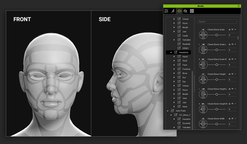 headshot character creator