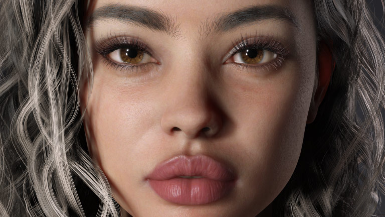 Layering skin details with SkinGen - after