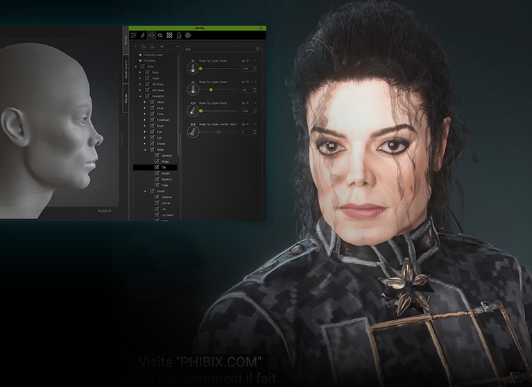 Sculpt a Photoreal Michael Jackson Within the Reallusion Pipeline | Phibix