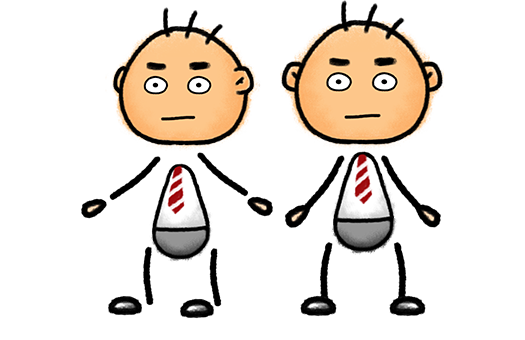 create cartoon character PSD sketch