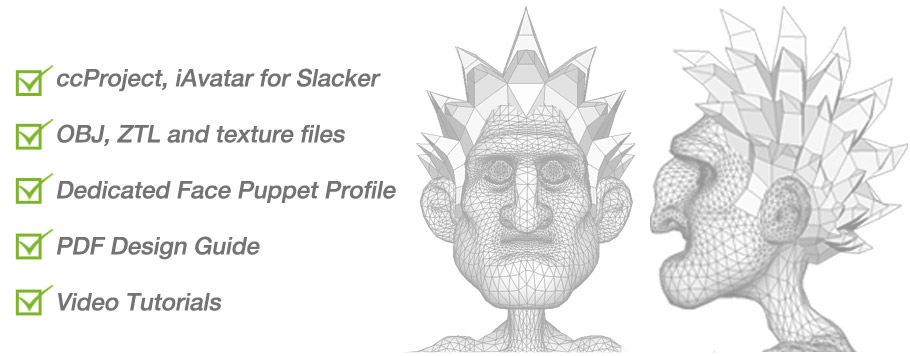 3D cartoon characters - learning file