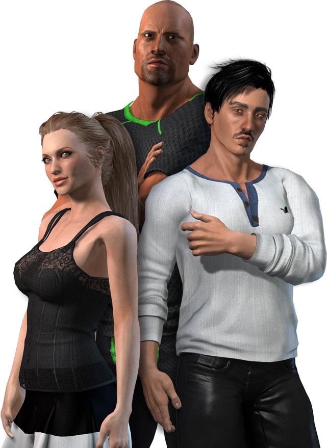 Character Creator Essential Bundle - 232 Detailed Morph Sliders